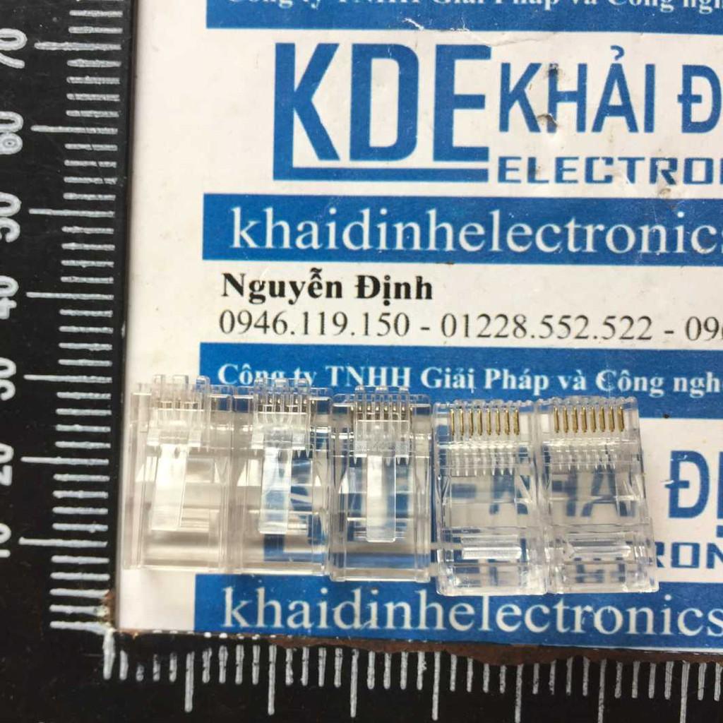 Đầu cáp mạng RJ45 8 chân màu trong kde3309