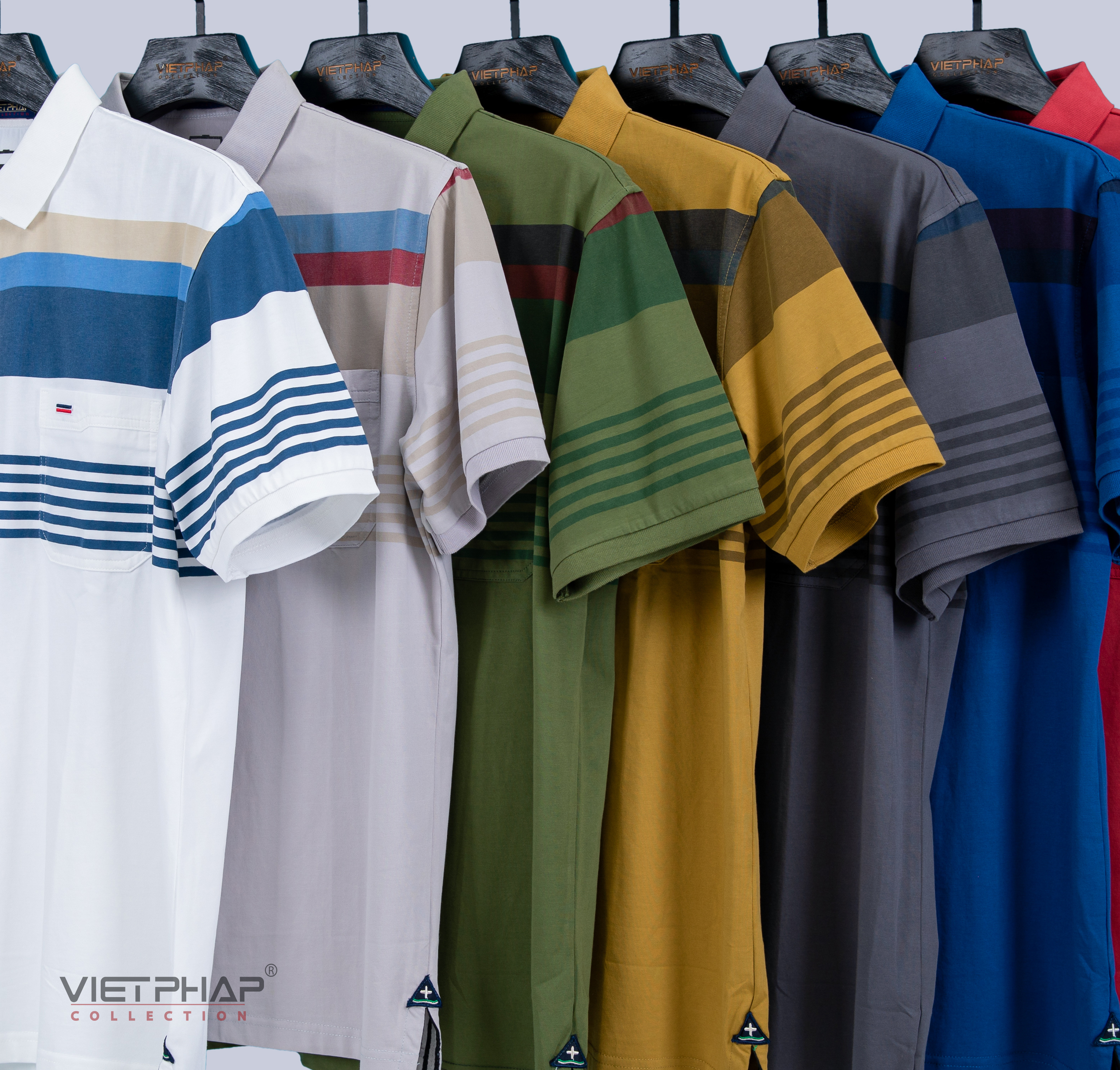 [MUA 1 TẶNG 1] Áo Thun Polo Nam Tay Ngắn Có Túi Cao Cấp 106 - HÀNG CHÍNH HÃNG VIET PHAP