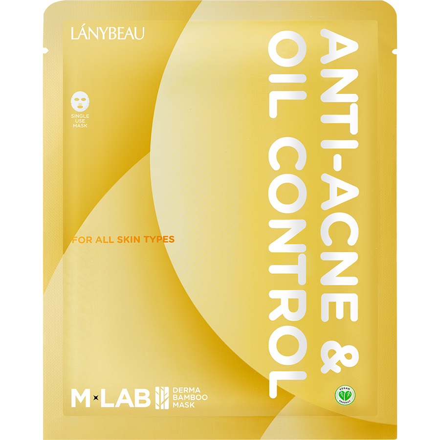 Combo 2 Hộp Mặt Nạ Sợi Tre Ngăn Ngừa Mụn, Kiểm Soát Dầu &amp; Cấp Ẩm Sâu M-LAB ANTI-ANCE, OIL CONTROL &amp; WATER RESTORE (30ml/ Miếng)