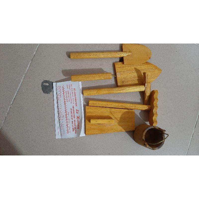 Bộ dung cụ xây dựng bằng gỗ
