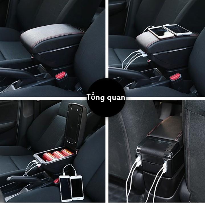 Hộp Tỳ Tay Xe Ô Tô Hyundai Getz Có Cổng Sạc USB Cao Cấp -