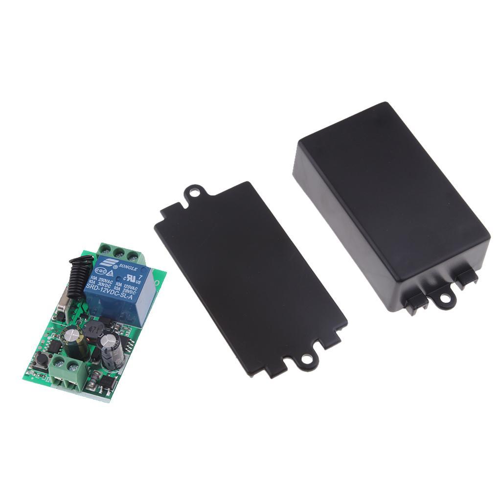 433Mhz Wireless RF Wall Panel Transmitter and Receiver Remote Control Switch