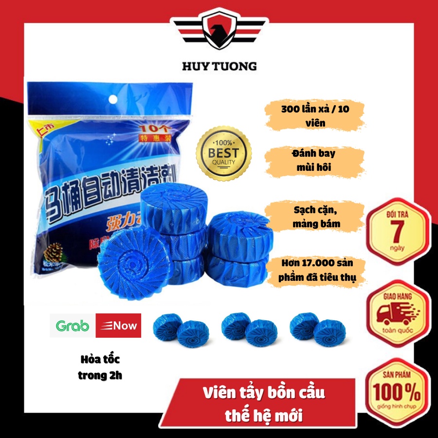 Combo 20 Viên Tẩy Bồn Cầu Khử Mùi Diệt Khuẩn, Vệ Sinh Bồn Cầu