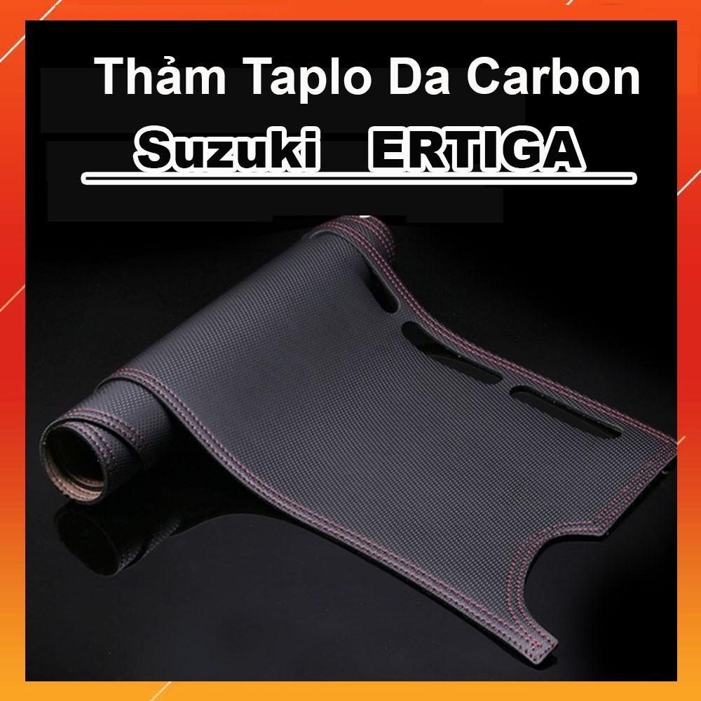 Thảm Taplo Da Vân Carbon Xe Suzuki Ertiga, XL7 2018 2019 2020 2021hàng cao cấp