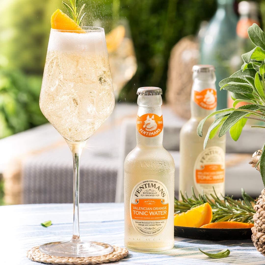 Fentimans Tonic Nước Thảo Mộc Có Ga Vị Cam Valencian Orange Anh Quốc Lốc 4 Chai - Hàng chính hãng