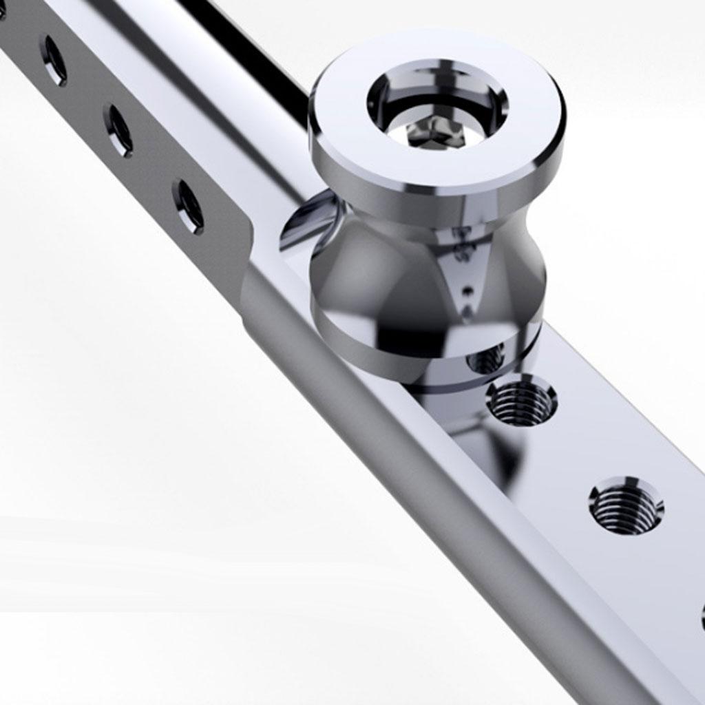 Motorbike CNC  Extended Crossbar Handlebar Balance Lever Black