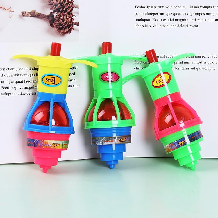Con quay đồ chơi có đèn phát sáng 10cm