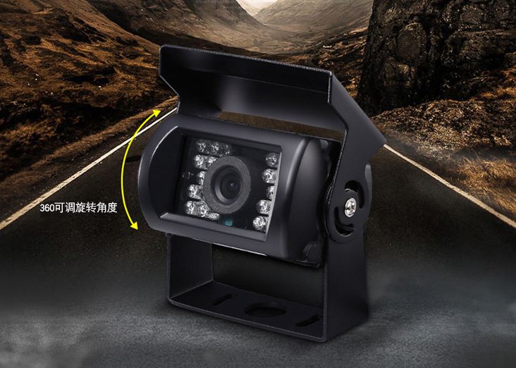 Camera lùi xe tải hồng ngoại dây tín hiệu AV dài 20m