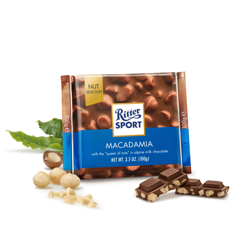 Combo 6 thanh Chocolate Ritter Sport Macadamia 100gr