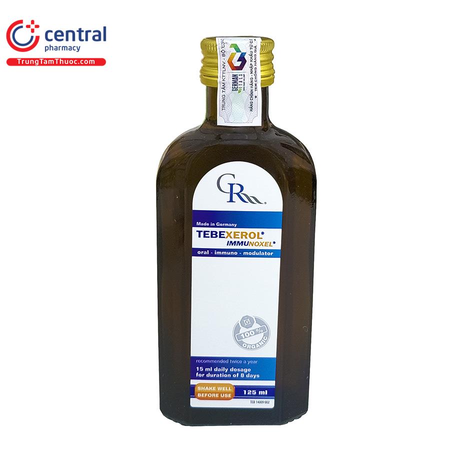 Tebexerol Immunoxel 125ml, 500ml - tăng cường miễn dịch cho trẻ em và người lớn