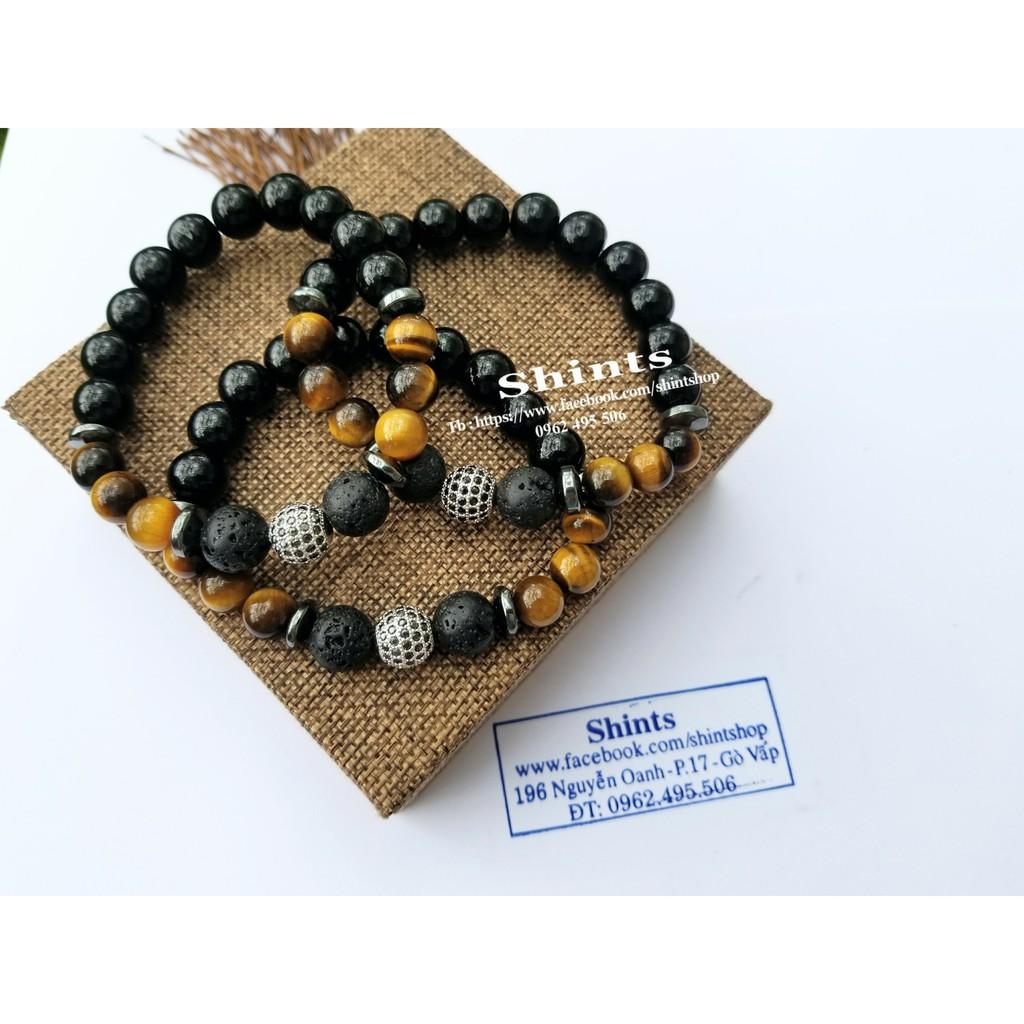Vòng tay nâu đen thiết kế