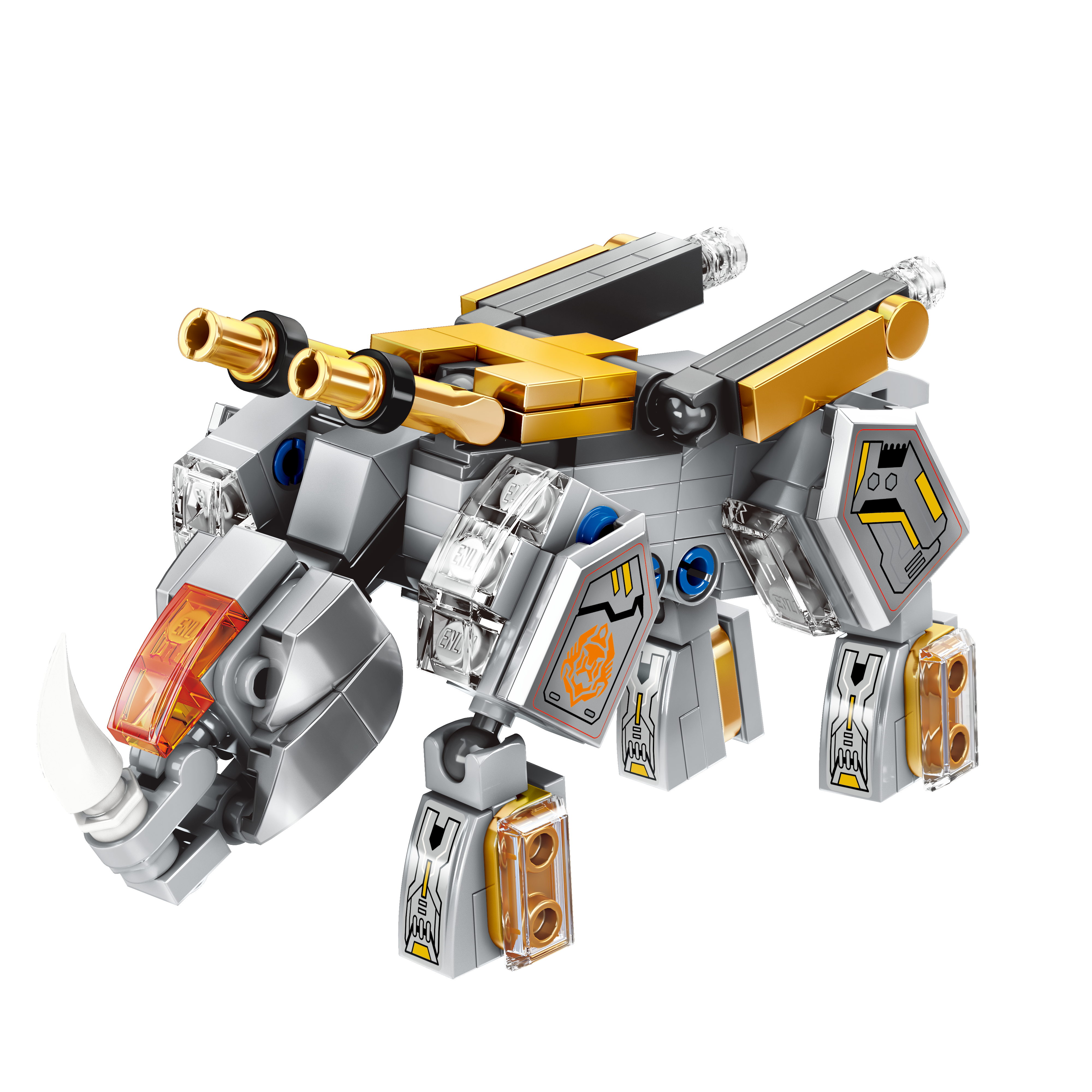Đồ chơi lắp ráp xếp hình Qman 41224 và Qman 41219 – Robot mãnh thú biến hình Cube of Mechanical Beasts
