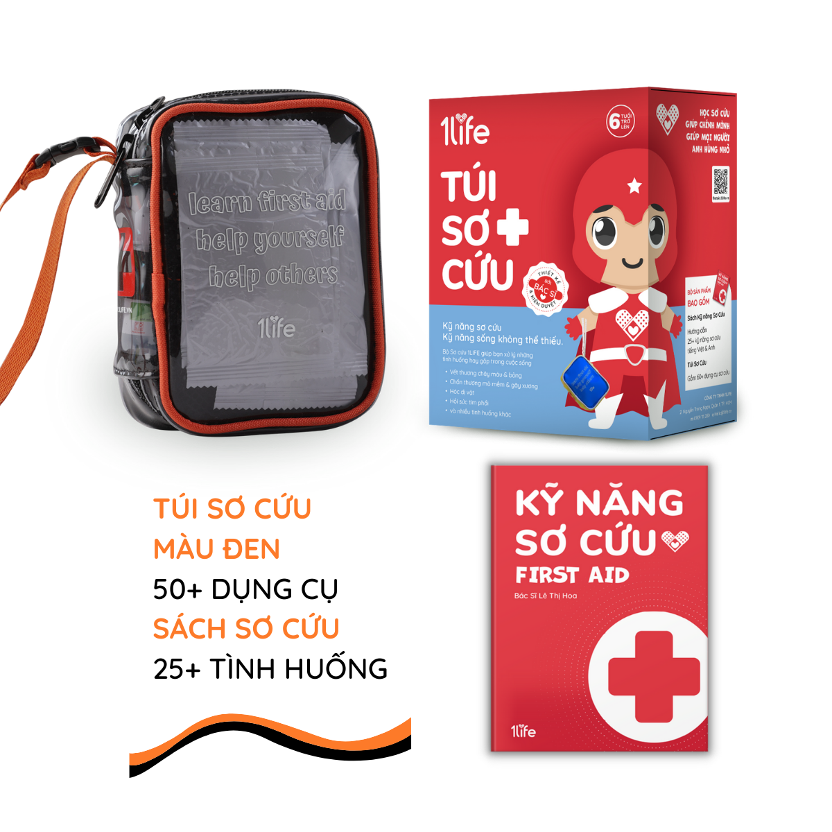 BỘ SƠ CỨU HERO - CÔNG CỤ HỌC KỸ NĂNG SỐNG CHO TRẺ EM