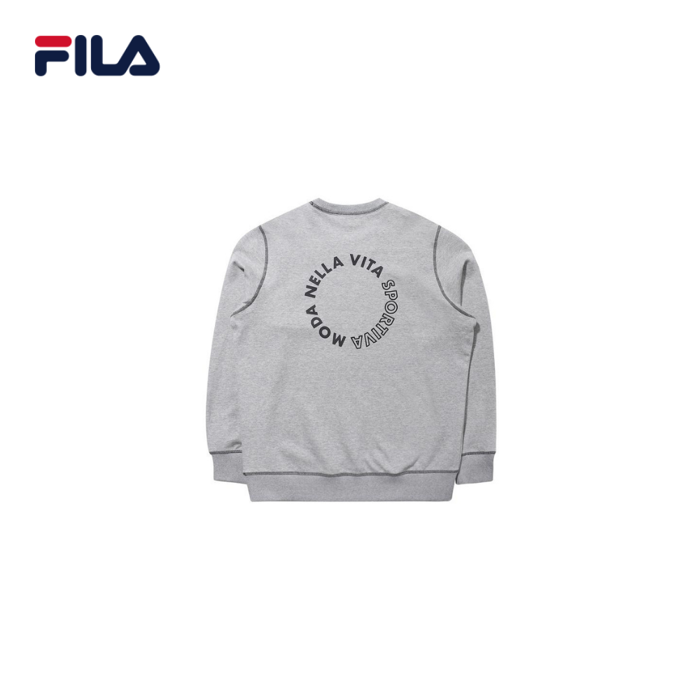 Áo hoodie tay dài không nón unisex Fila New Circle Stitch MTM - New Beginning Collection - FS2POD1226X