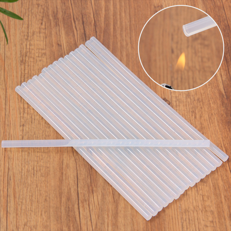 Keo nến silicon chuyên dụng dùng cho súng bắn keo (dài 10cm---&gt;27cm) đường kính 0.7cm (1 cây)