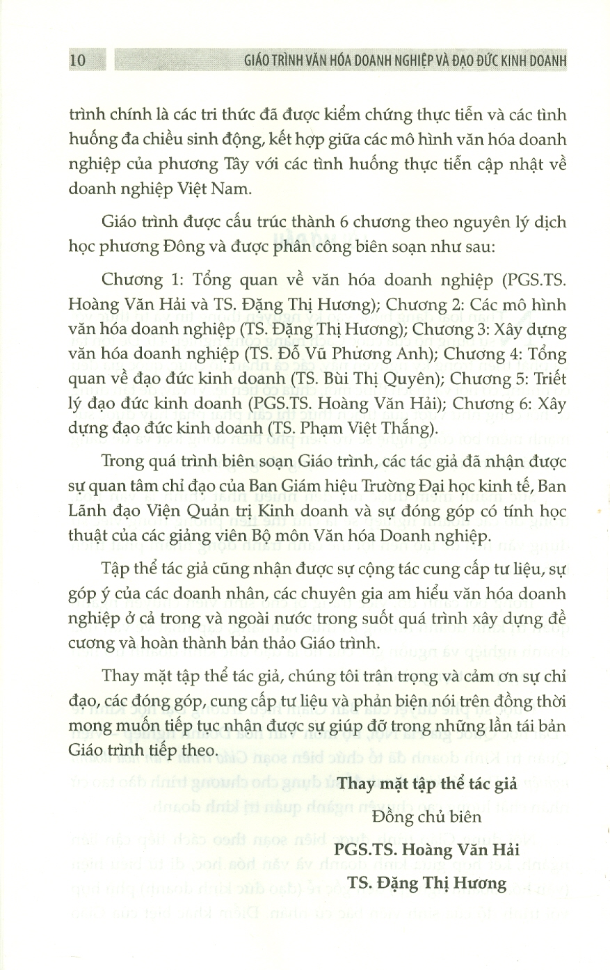 Giáo Trình Văn Hóa Doanh Nghiệp Và Đạo Đức Kinh Doanh