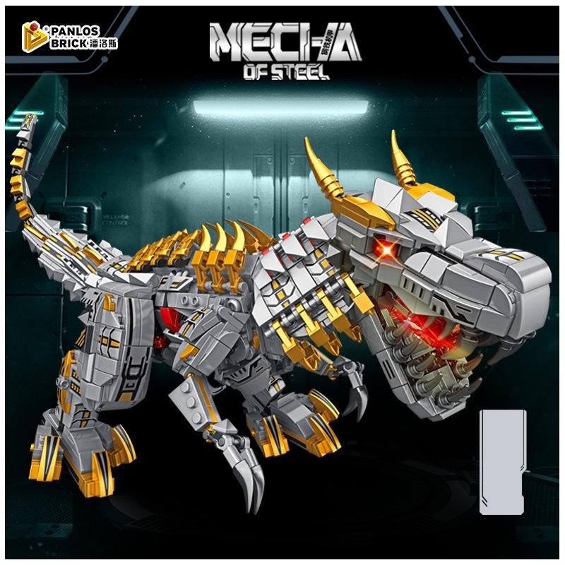Đồ chơi Lắp ráp Robot Megatron, Panlos 621025 Mecha of Steel, Xếp hình thông minh, Mô hình Autobot