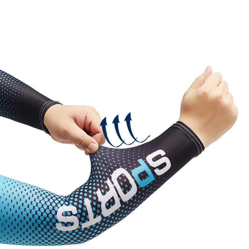 Thoáng Mát Cánh Tay Bao Da Nam Nữ Chống Nắng Băng Tay Kem Chống Nắng Bảo Vệ Cánh Tay Cho Bóng Rổ Chạy Đi Xe Đạp Tập Thể Hình Color: sleeves green Size: Weight 40-100KG