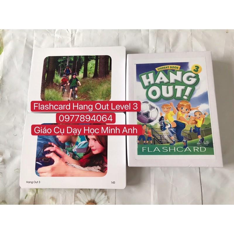 Flashcard  Giáo Trình Hang Out Level 3️144 thẻ cán bóng siêu đẹp