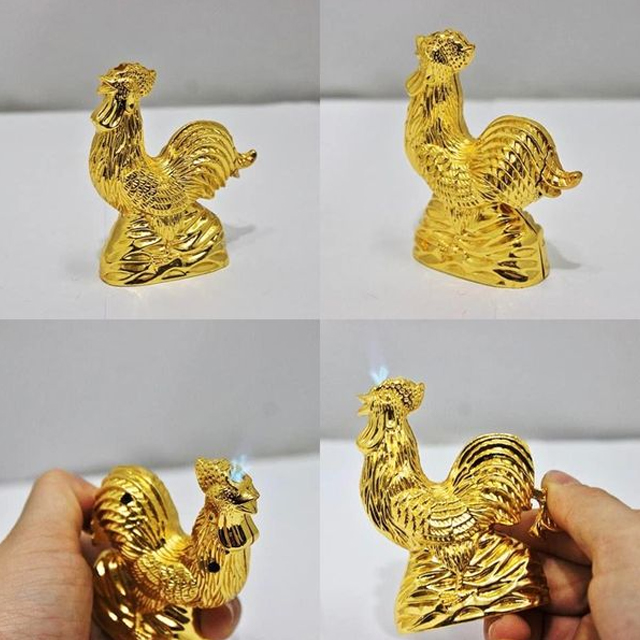 Hột Quẹt Bật Lửa Khò Con Gà 1 Tia Thiết Kế Nhỏ Gọn Độc Lạ Lửa Khò Mạnh Mẽ - Dùng Gas Cao Cấp