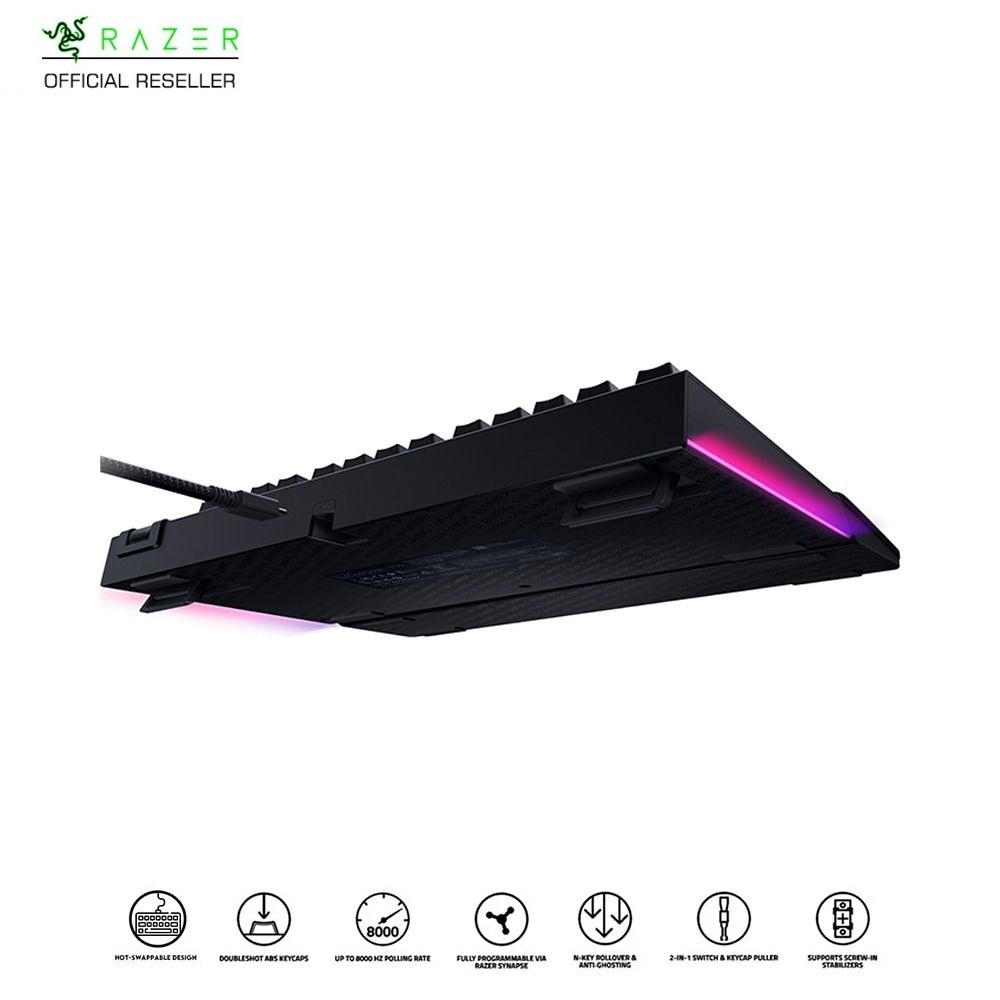 Bàn phím cơ Razer BlackWidow V4 75% - Hot-swappable Mechanical Gaming Keyboard - Hàng chính hãng, bảo hành 2 năm