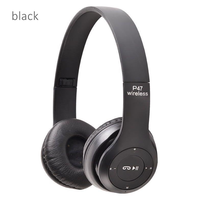 P47 Có Thể Gập Lại Chơi Game Không Dây Bluetooth Tai Nghe Nhạc Stereo Di Động Điện Thoại Tai Nghe Chơi Game Máy Tính Điện Thoại MP3 Tai Nghe Đa Năng Mới