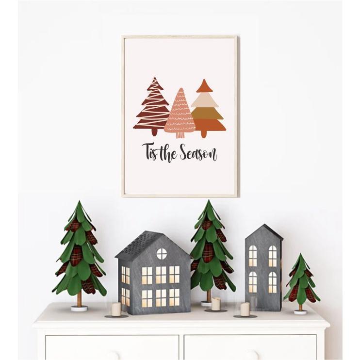 TRANH TREO TƯỜNG VINTAGE GIÁNG SINH 03