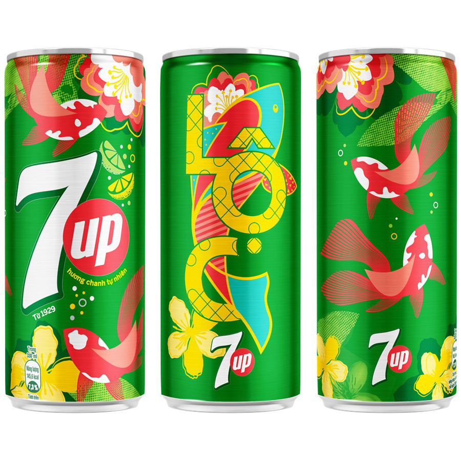 Nước Ngọt 7 Up 330ml Thùng 24 Lon