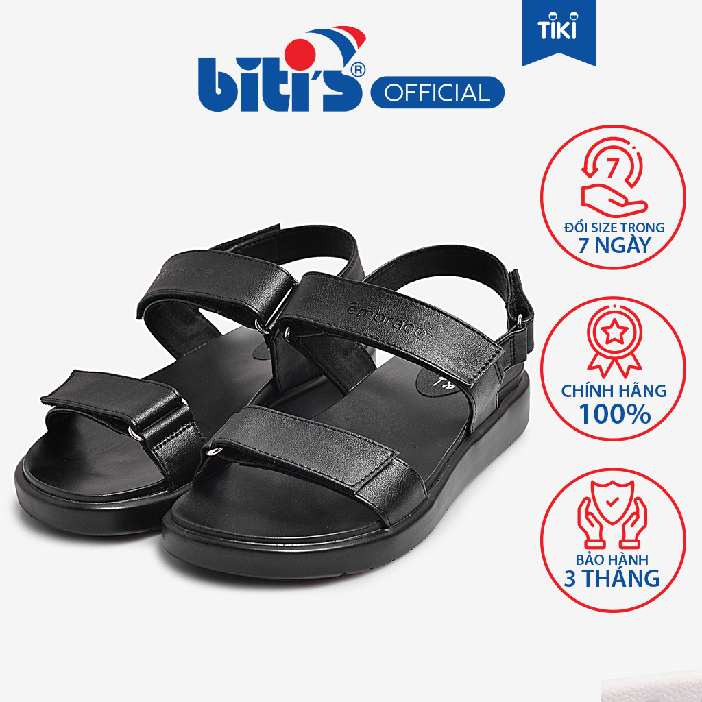 Sandal Biti's Nữ Êmbrace Black DPW071200DEN