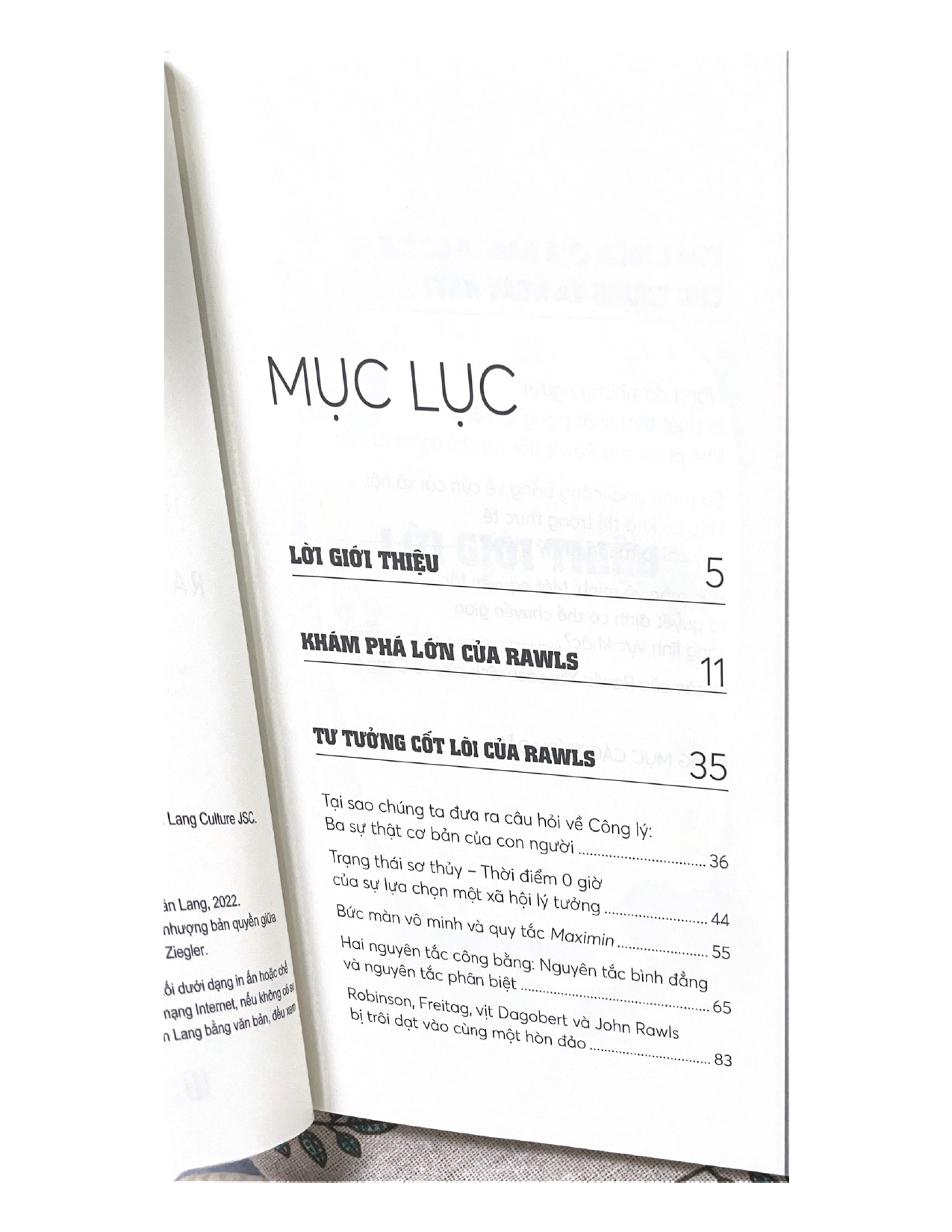 Những Nhà Tư Tưởng Lớn - Rawls In 60 Minuten - Rawls Trong 60 Phút – Vanlangbooks