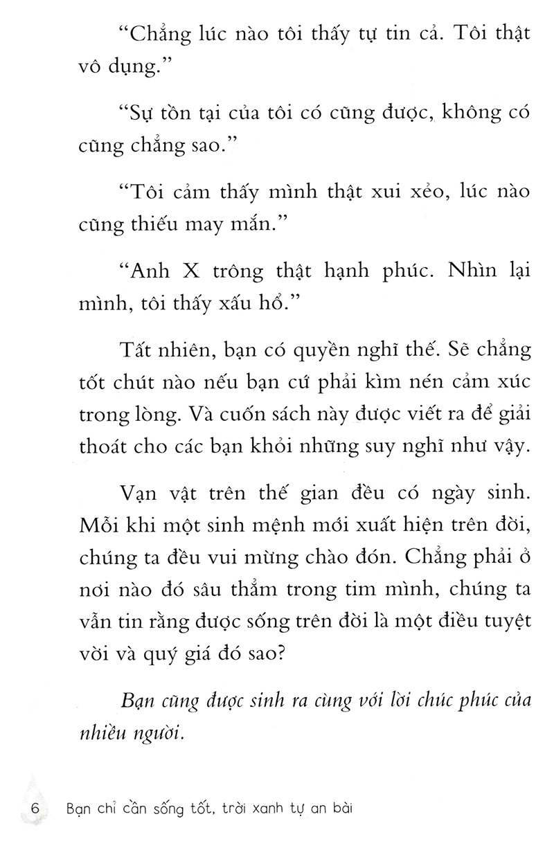 Bạn Chỉ Cần Sống Tốt, Trời Xanh Tự An Bài - Tặng Kèm Sổ Tay