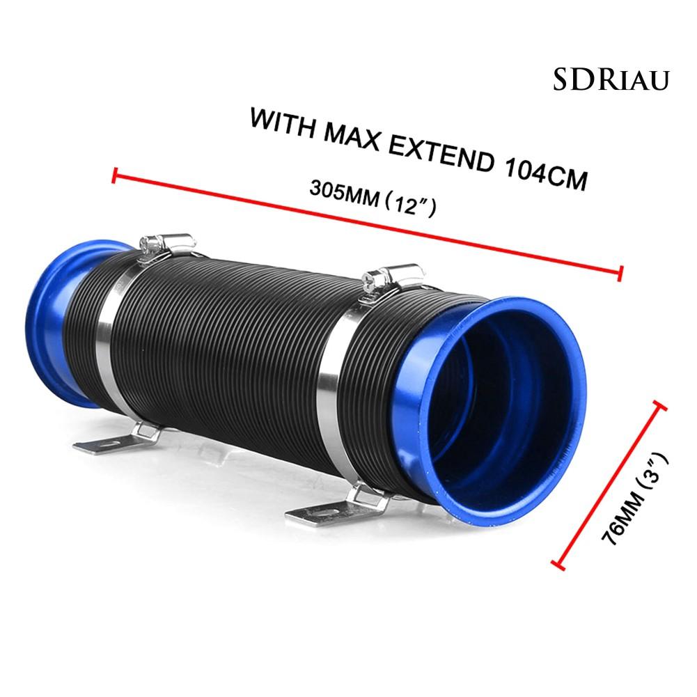 FLEXIBLE Ống Dẫn Khí 76mm Cho Xe Hơi