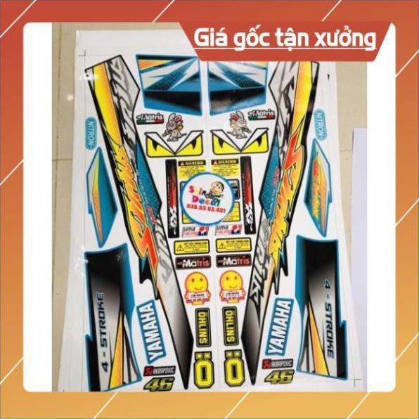Tem rời sirius xanh 3 lớp ko bay màu