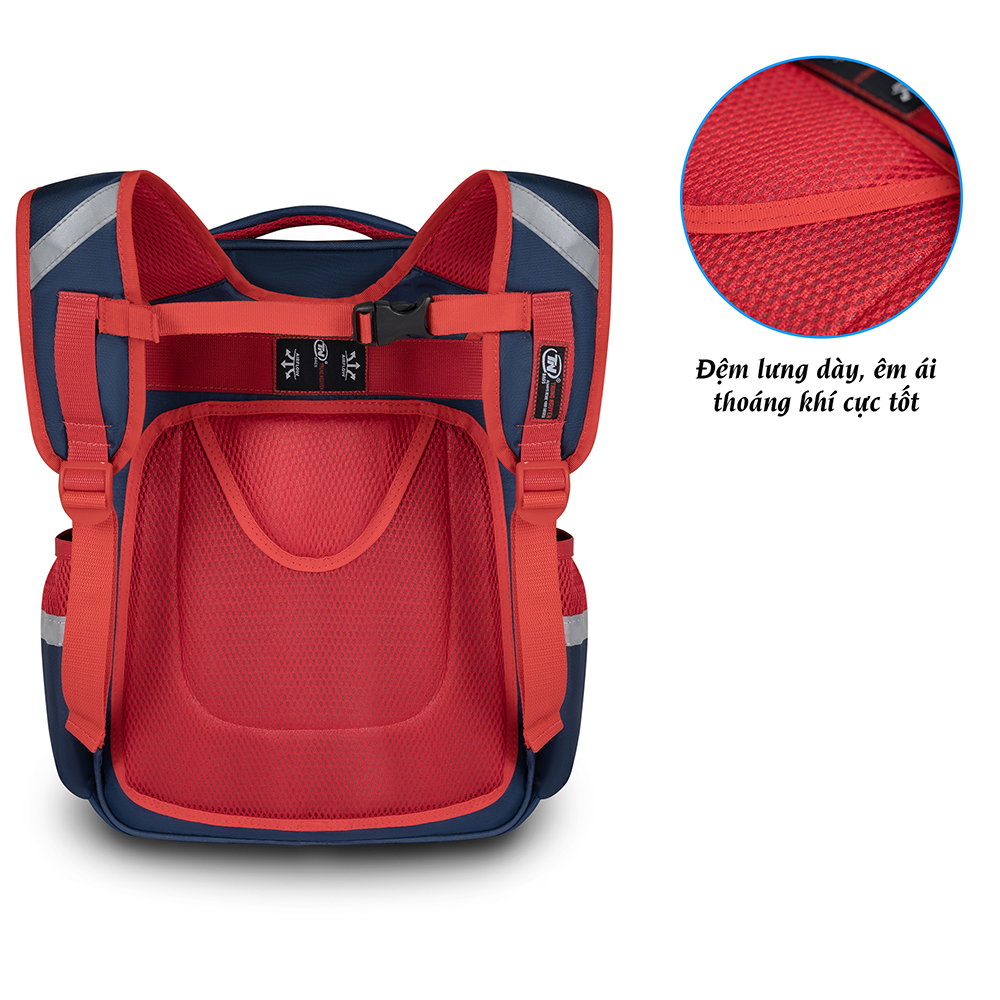 Balo học sinh tiểu học giá rẻ, balo bé trai TN Bags TN.B 3016 balo siêu nhẹ chống gù