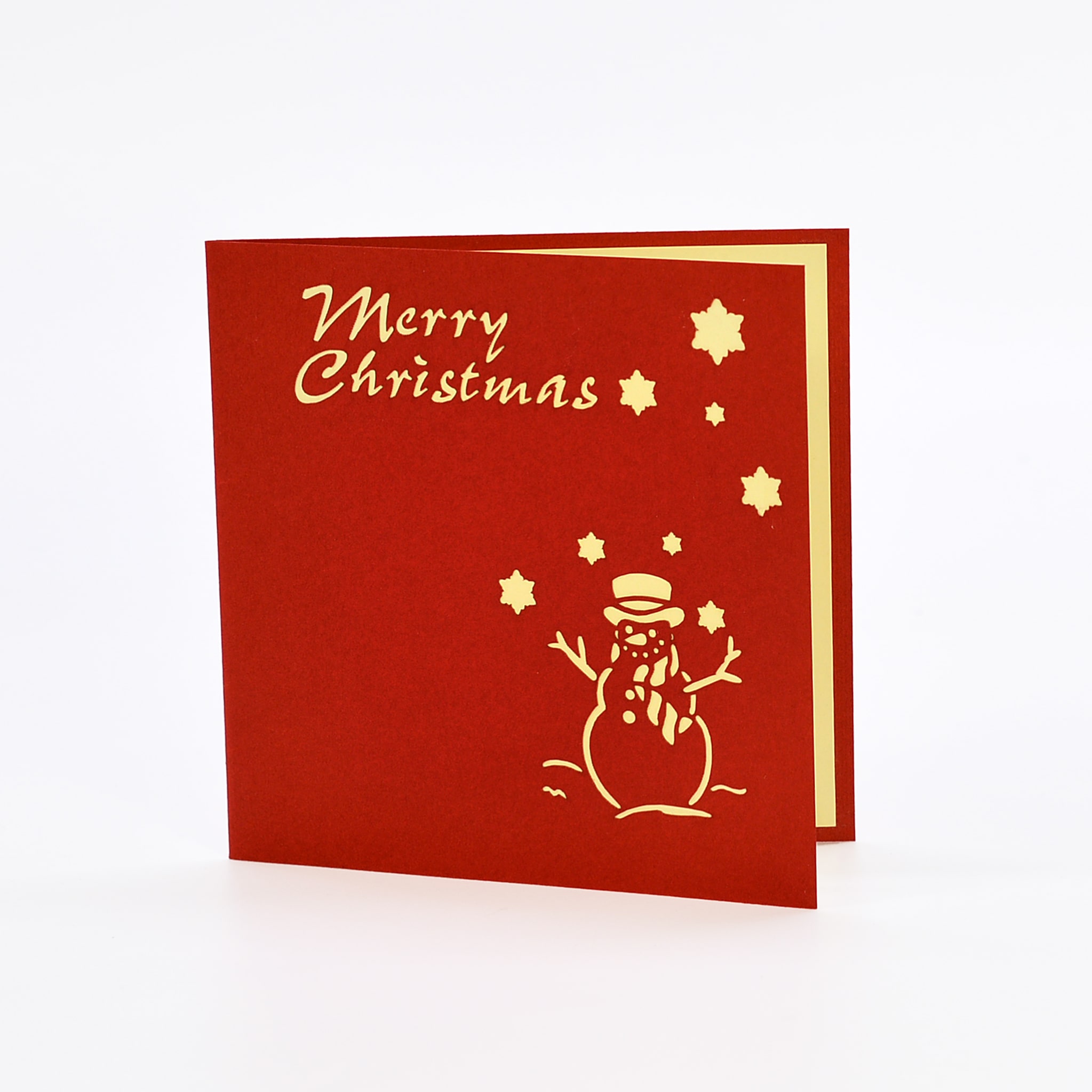 Thiệp nổi 3D handmade Cây thông và  những bông tuyết nhỏ trong ngày Giáng Sinh- Merry Christmas 3D card CN010
