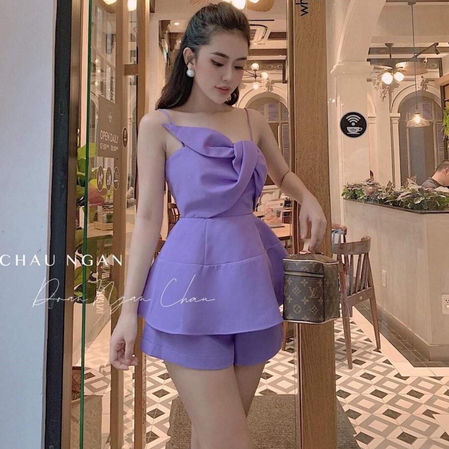 Sét bộ nữ hai dây kết nơ ngực có nhiều màu để lựa chọn HT15 AM