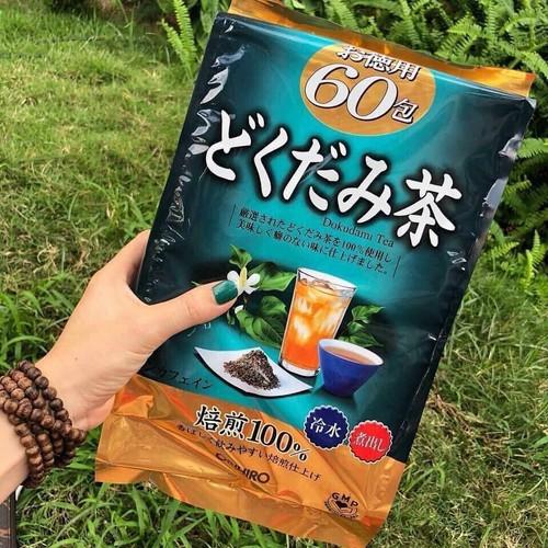 Trà diếp cá Orihiro 180g ( 60 gói ) giúp thanh lọc cơ thể - hàng nội địa Nhật Bản