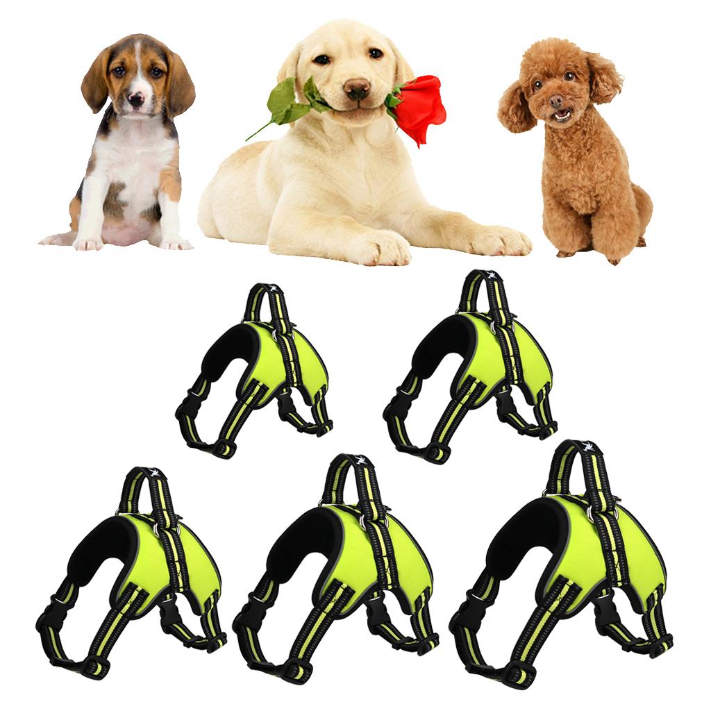 No Pull Dog Puppy Harness Soft Adjustable Reflective Comfortable Vest