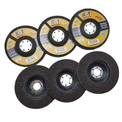 10 viên Đá nhám xếp 80# | Đĩa ráp xếp | Bánh nhám xếp K1 D100 80#