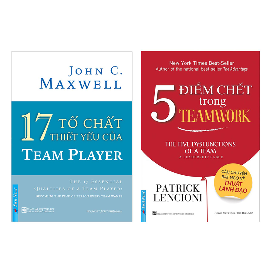 Combo 5 Điểm Chết Trong Teamwork + 17 Tố Chất Thiết Yếu Của Team Player (2 quyển)