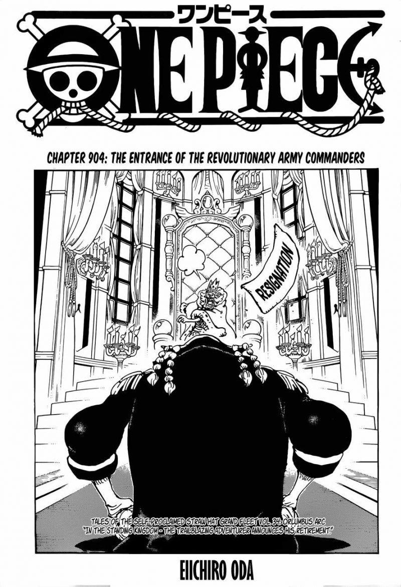 đảo hải tặc - one piece chapter 904 1