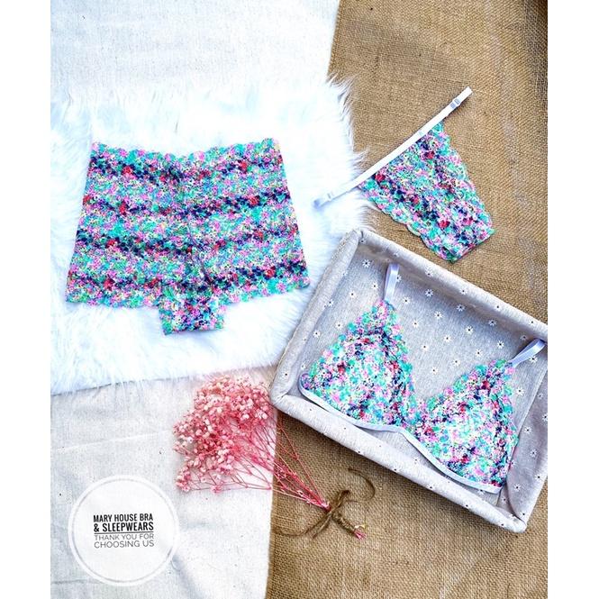 Set Bralette Ren Mút Ngực 7 Màu