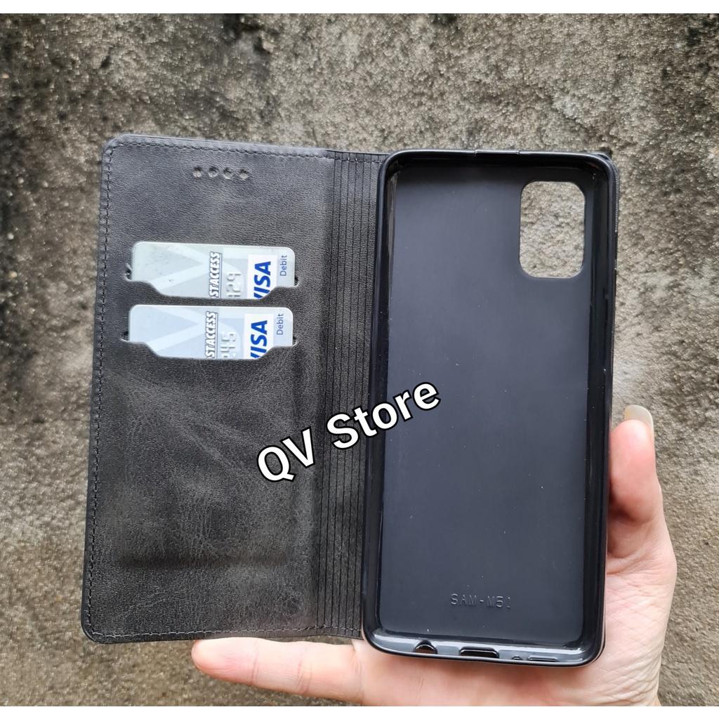 Bao da PU Gấp 2 mặt dành cho dòng điện thoại Samsung M51 S21 plus S21 ultra Note 20 Note 20 ultra