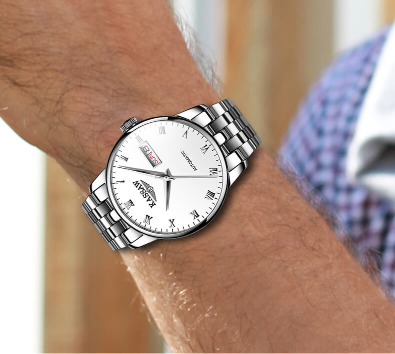 Đồng hồ nam chính hãng KASSAW K853-3 chống nước,chống xước,kính sapphire ,hàng mới 100% ,Đồng hồ cơ