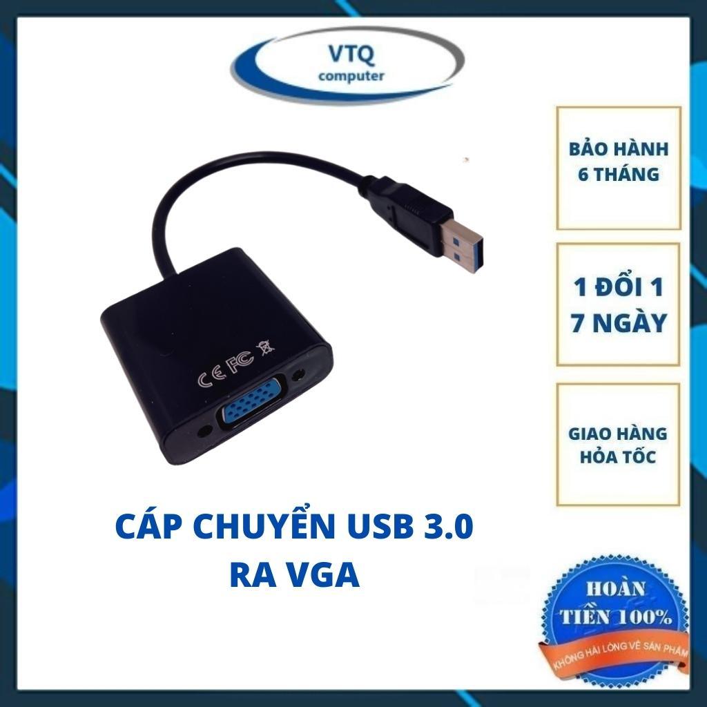 Đầu chuyển đổi usb 3.0 sang VGA 1080p cho laptop/pc/hdtv tương thích với windows xp 7/8/8.1/10