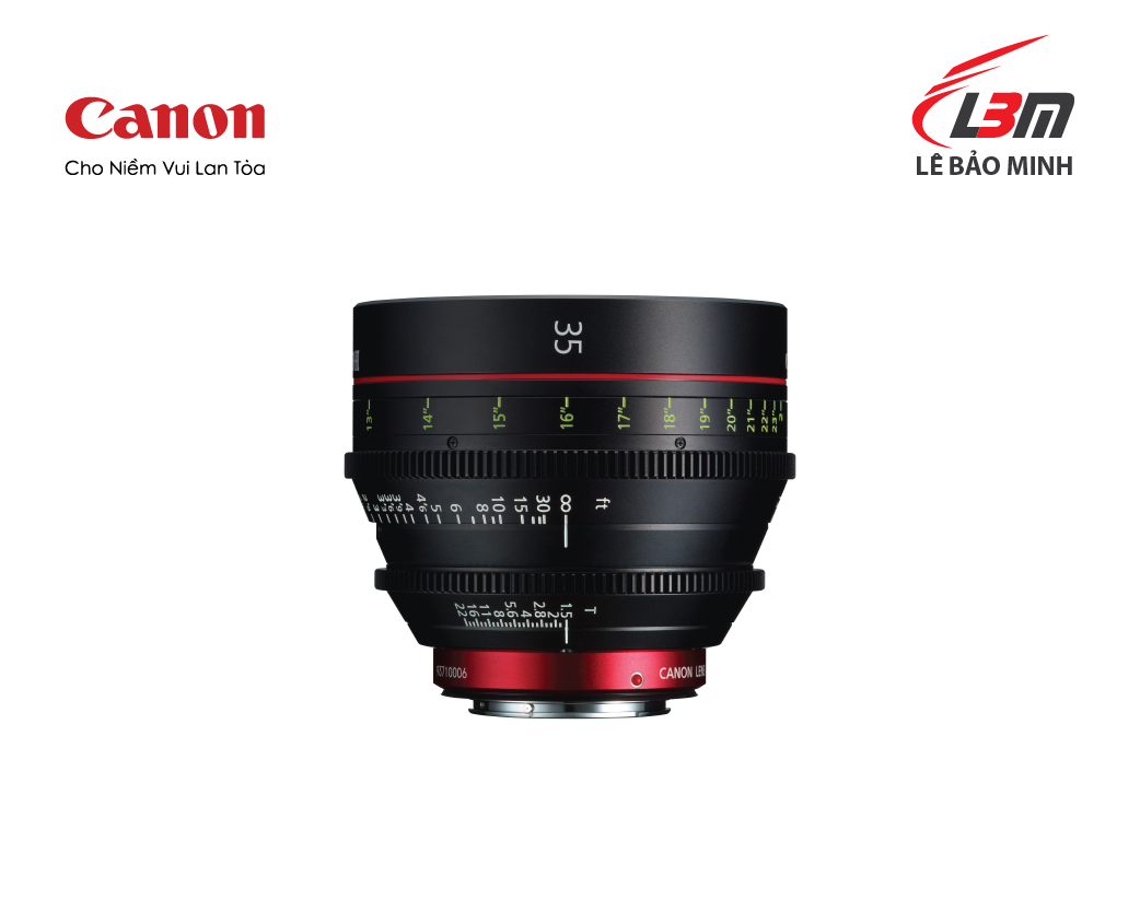 Ống Kính Canon EOS CN-E35mm T1.5 L F (EF) - Hàng Chính Hãng