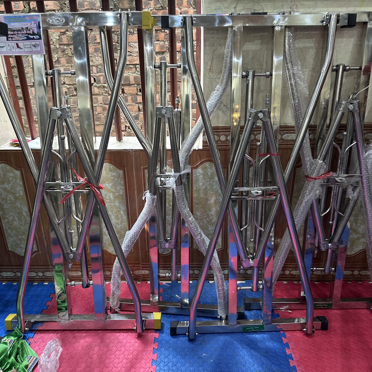 Võng inox cao cấp + lưới dày 1,4kg