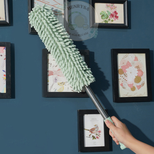 Chổi Lau Bụi Phất Trần Nhà San Hô, Chổi Lau Bui Gấp Gọn Lau Dọn Đồ Đạc Gia Đình - HENRYSA