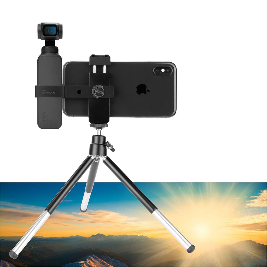 Tripod Mount Bracket Phone Holder Clip For    Pocket Gimbal Cameras