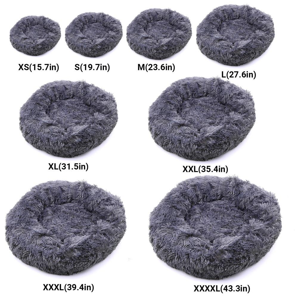 Giường cho thú cưng hình tròn sang trọng thoải mái